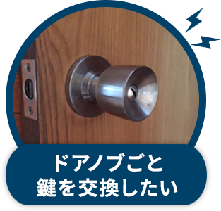 鍵を交換したい